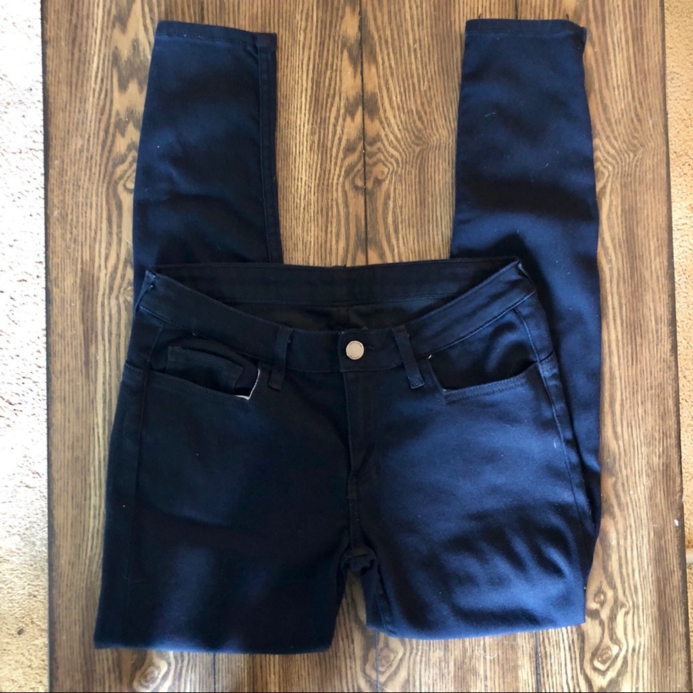 Skylton Black Label Black Skinny Jeans